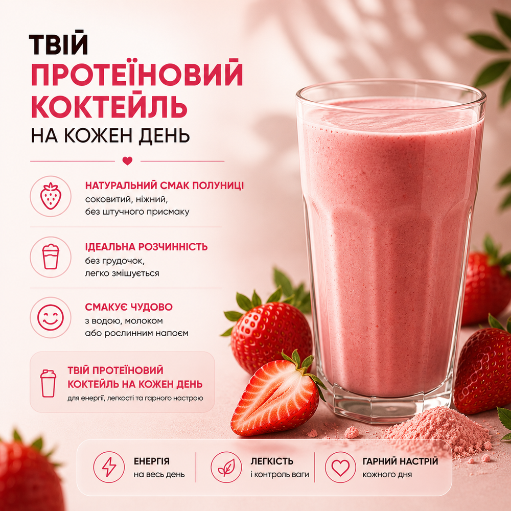 MIX PROTEIN SLIM YUMMУ Strawberry 11798 фото