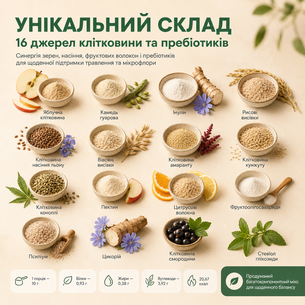 Мікс різних видів клітковини MULTI BRAN | Сімейний набір 6499041 фото